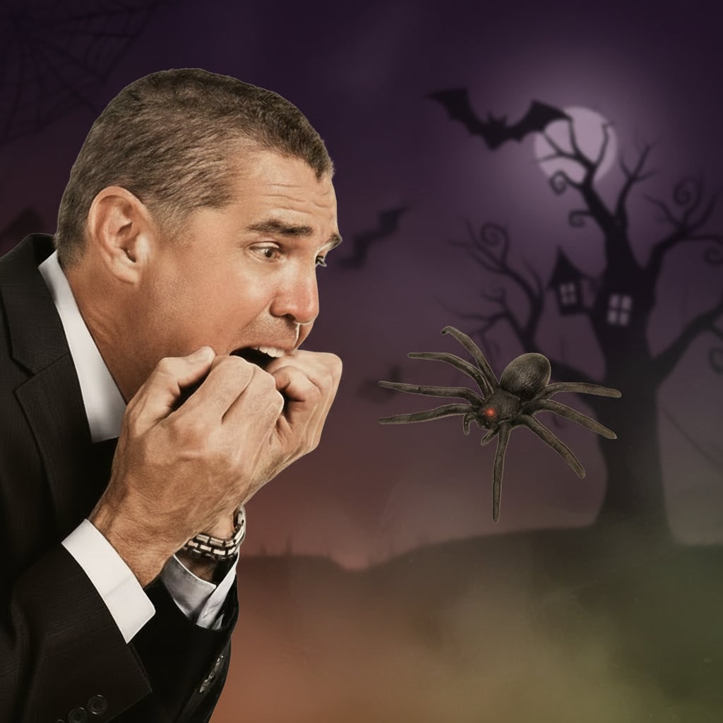 Halloween Gag Gift Boxes Funny Prank Spider Box with Jump Scare Mechanism Wooden Surprise - Image 3