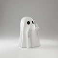 Halloween Ghost Decor Figurine with Middle Finger Gesture Tabletop Decoration Inflatable - Image 6
