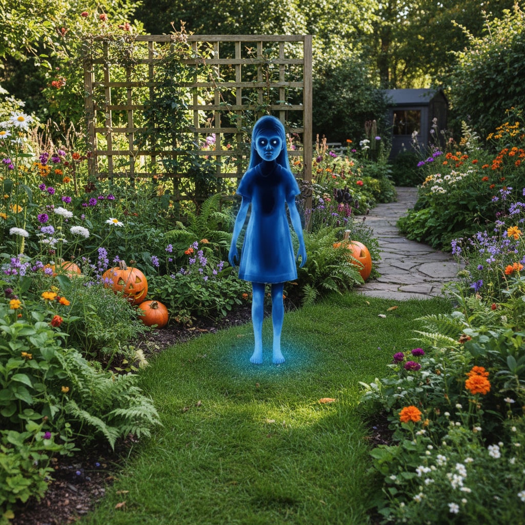 Halloween Ghost Decoration Blow Up Outdoor with Glowing Eyes for Party - Image 2