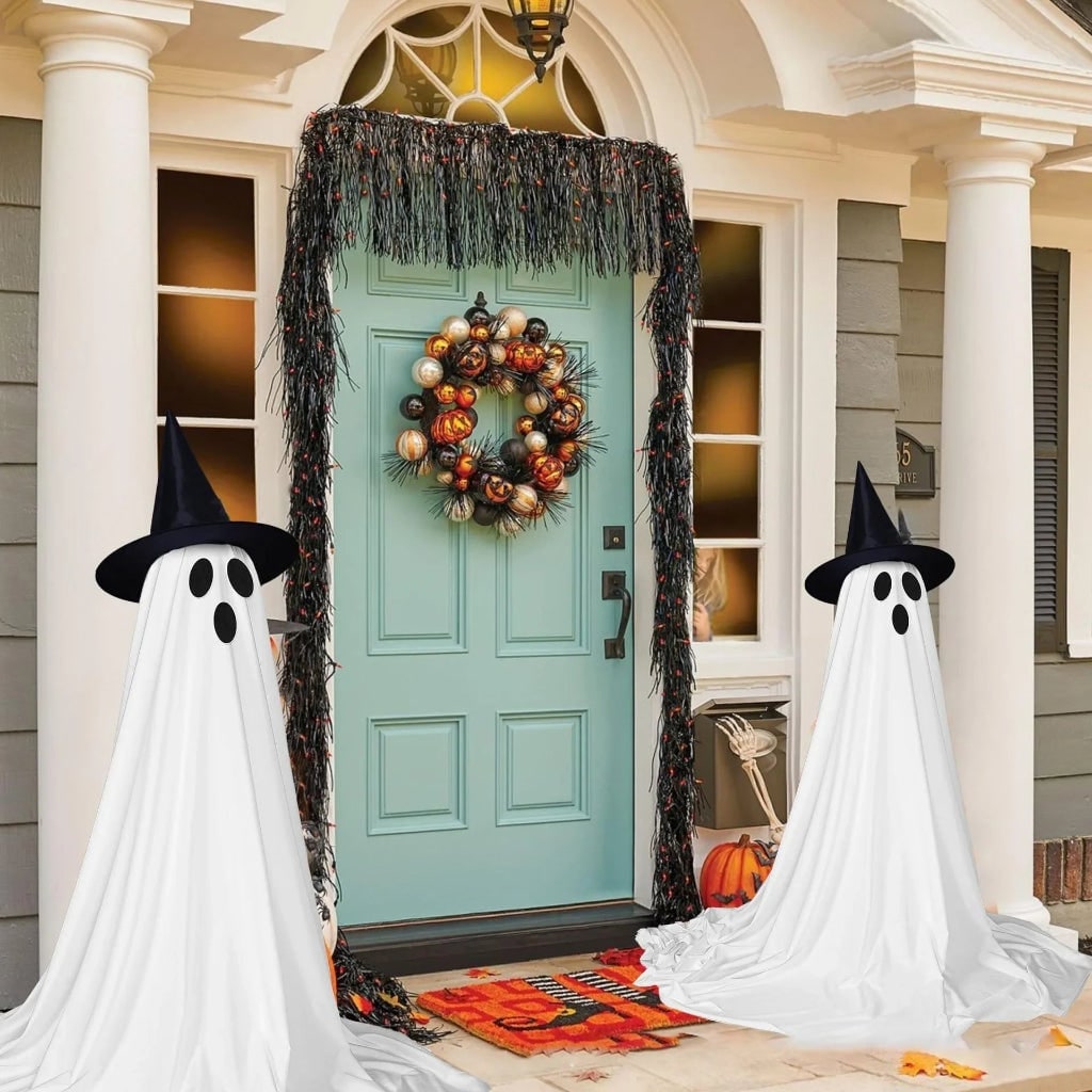 Halloween Ghost Decoration Inflatable with LED Lights for Outdoor Party Decor - Image 4