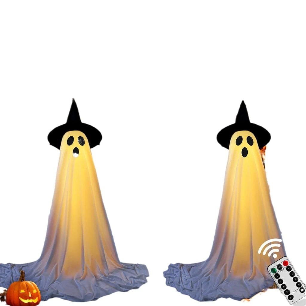 Halloween Ghost Decoration Inflatable with LED Lights for Outdoor Party Decor - Image 5