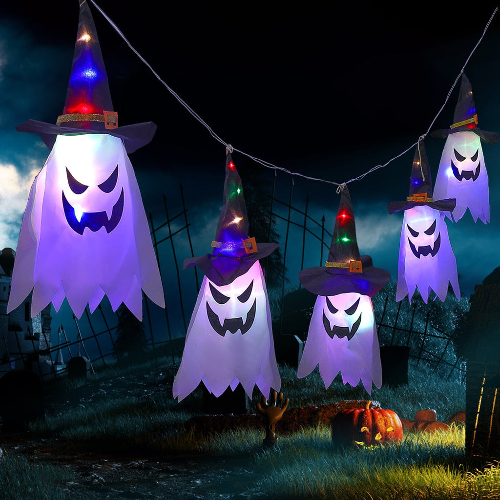 Halloween Ghost Decoration Light with Hanging and LED String for Party Decor - Image 16