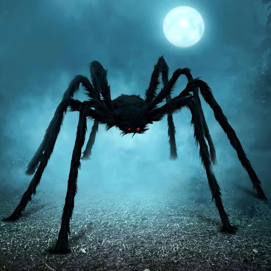 Halloween Giant Spider Decoration with Poseable Legs for Outdoor Party Decor Large - Image 3