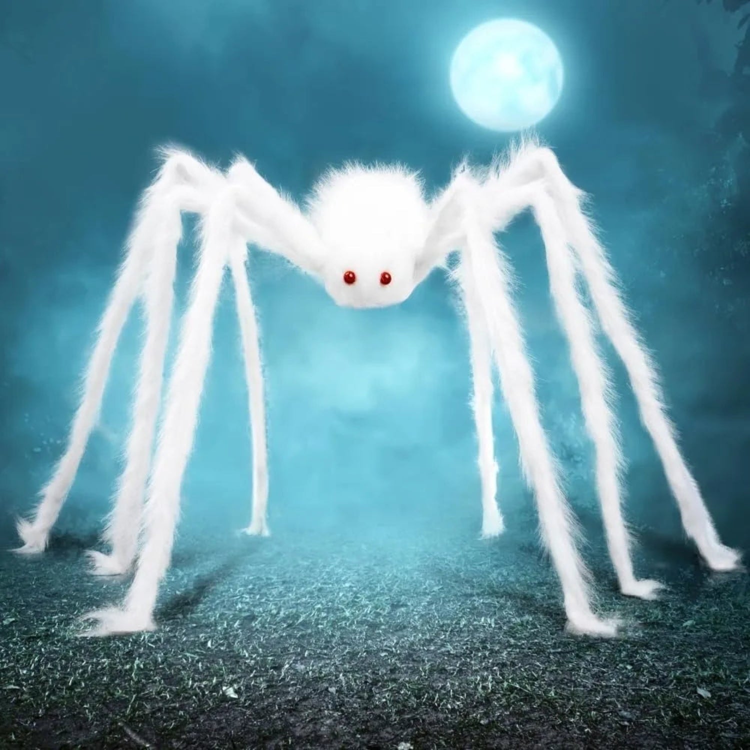 Halloween Giant Spider Decoration with Poseable Legs for Outdoor Party Decor Large - Image 4