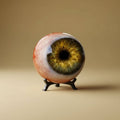 Halloween Giant Spider Decoration with Realistic Eyeball Prop for Haunted House Party Display - Image 1
