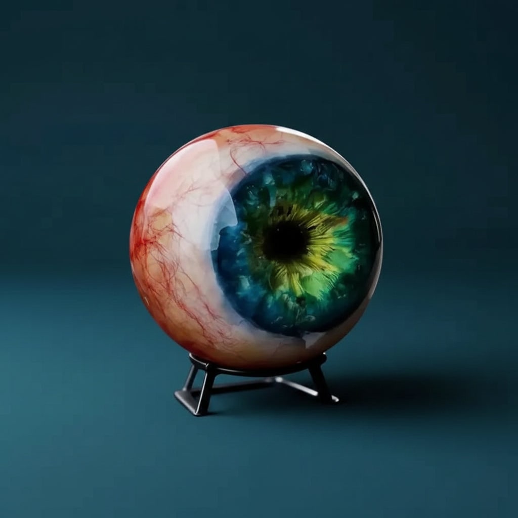 Halloween Giant Spider Decoration with Realistic Eyeball Prop for Haunted House Party Display - Image 3