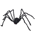 Halloween Giant Spider Decoration with Web and Poseable Legs for Outdoor Yard - Image 1
