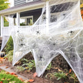Halloween Giant Spider Web Decoration with Stretchy Cobweb and Fake for Indoor Outdoor Party - Image 1