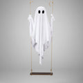Halloween Hanging Ghost Decoration with LED Light and Swing for Outdoor Yard Party Decor - Image 1