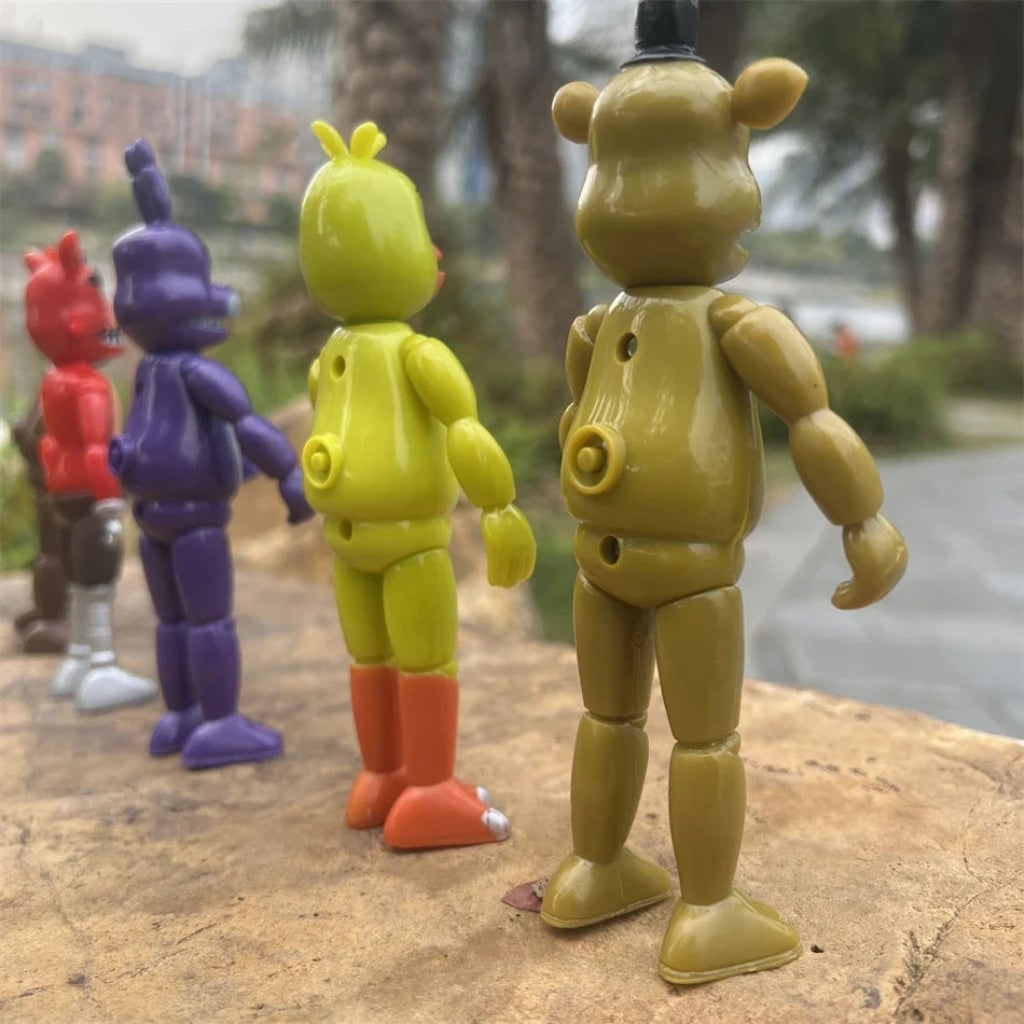 Halloween Horror Action Figures Set of 5 with LED Light Articulated Joints - Image 5