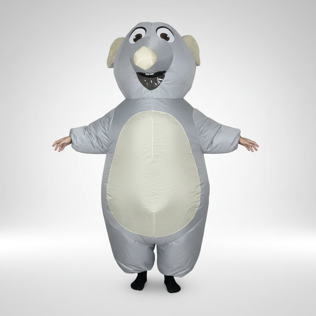 Halloween Inflatable Costume for Funny Full Body Animal Outfit with Clear Viewing Window - Image 2
