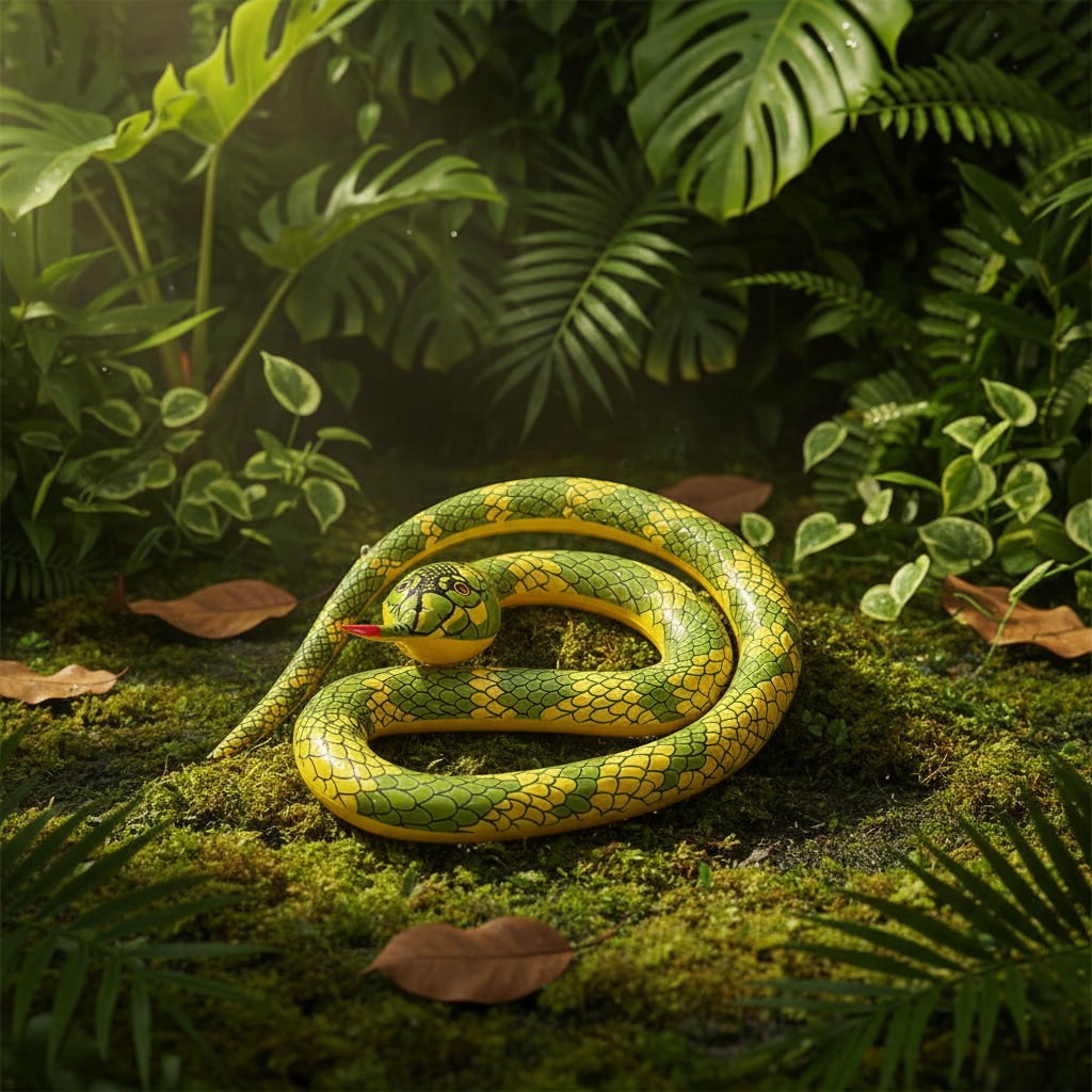 Halloween Inflatable Snake Toy for Outdoor Garden Party Decoration and Haunted House - Image 2