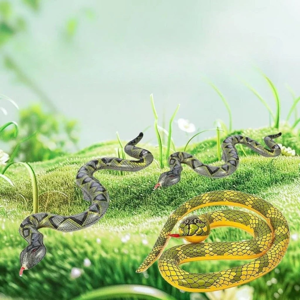Halloween Inflatable Snake Yard Decoration for Spooky Party and Haunted House - Image 2