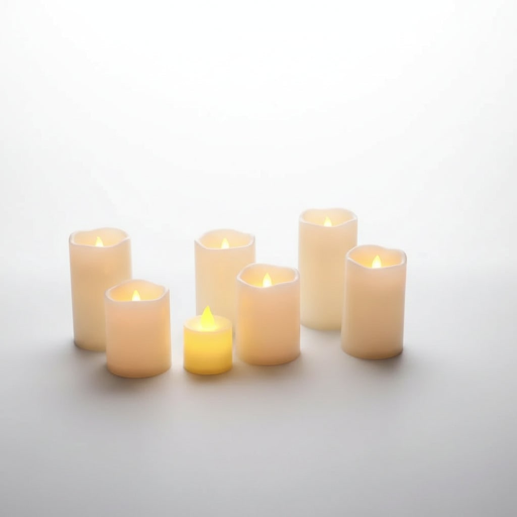 Halloween LED Fake Candles Battery Operated Flickering Lights for Indoor Decoration and Party - Image 1