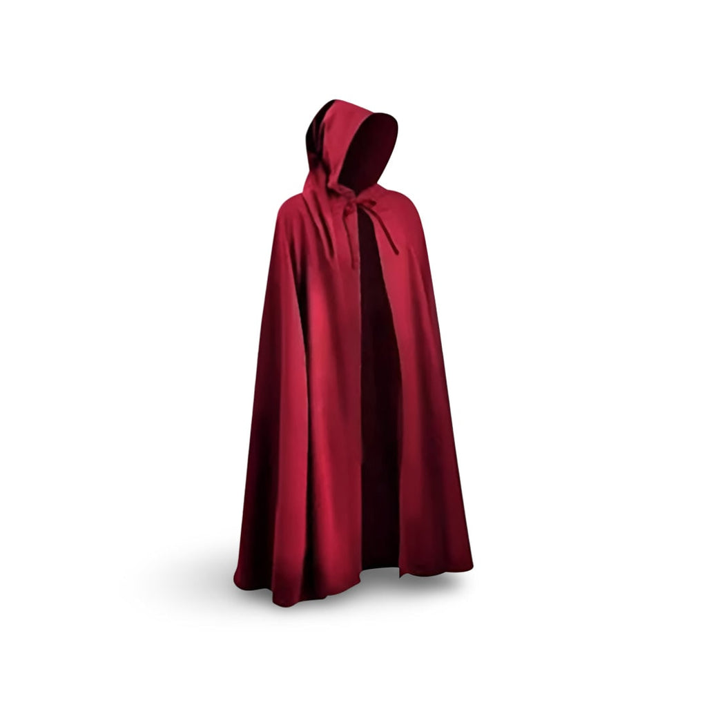Halloween Medieval Knight Costume Tunic with Hooded and Templar Cross for Cosplay Party - Image 12