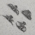 Halloween Metal Claw Clips with Spooky Spider Bat and Skeleton Designs Cute Decorative Hair - Image 1
