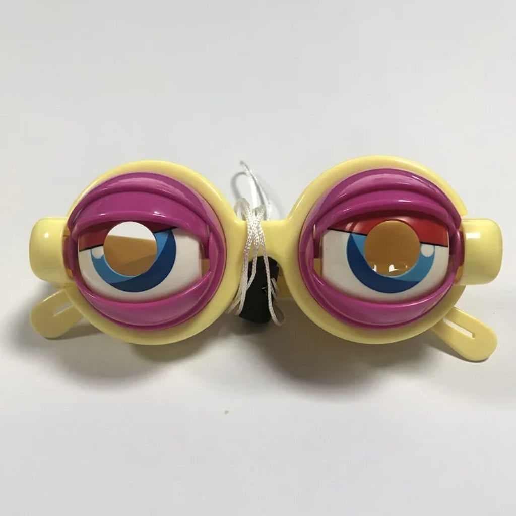 Halloween Novelty Crazy Eyes Glasses with Blinking Eyelids and Pull String for Party - Image 5