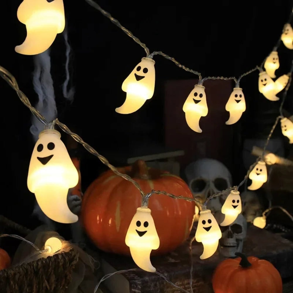 Halloween Outdoor String Lights LED Battery Operated for Patio Party Decoration - Image 2