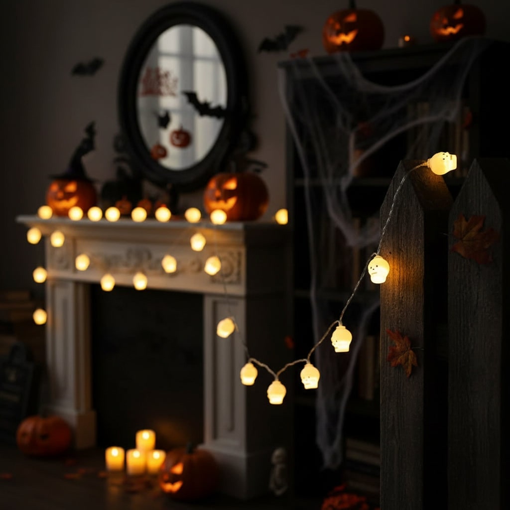 Halloween Outdoor String Lights LED Battery Operated for Patio Party Decoration - Image 4