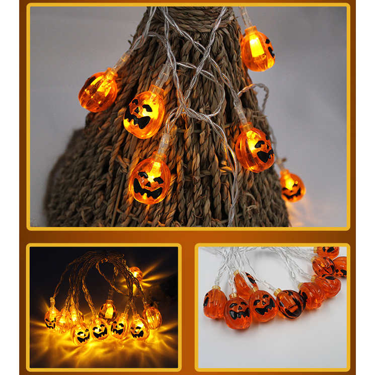Halloween Outdoor String Lights LED Battery Operated with Pumpkin Ghost Bat Skull Eyeball Covers 10 - Image 13