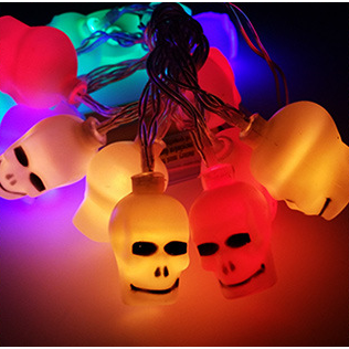 Halloween Outdoor String Lights LED Battery Operated with Pumpkin Ghost Bat Skull Eyeball Covers 10 - Image 5