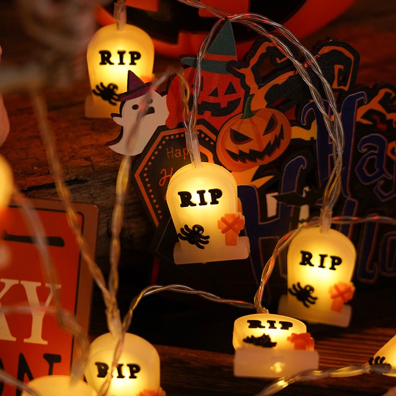 Halloween Outdoor String Lights with Battery Operated LED for Patio and Yard Decoration - Image 10