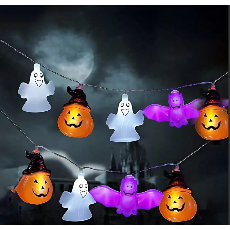 Halloween Outdoor String Lights with Battery Operated LED for Patio and Yard Decoration - Image 13
