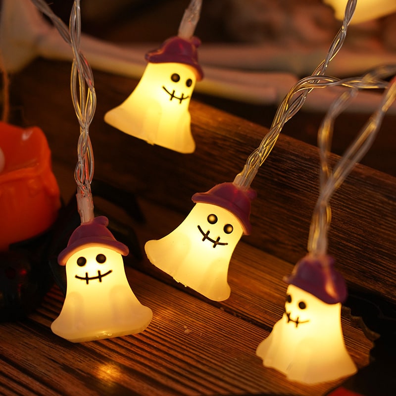Halloween Outdoor String Lights with Battery Operated LED for Patio and Yard Decoration - Image 2