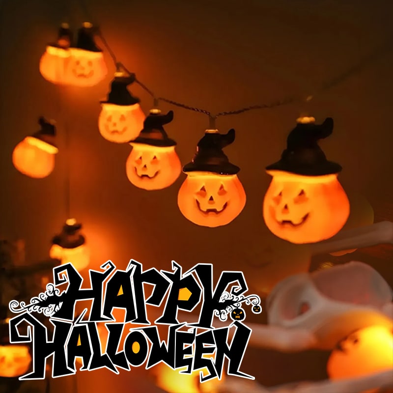 Halloween Outdoor String Lights with Battery Operated LED for Patio and Yard Decoration - Image 6