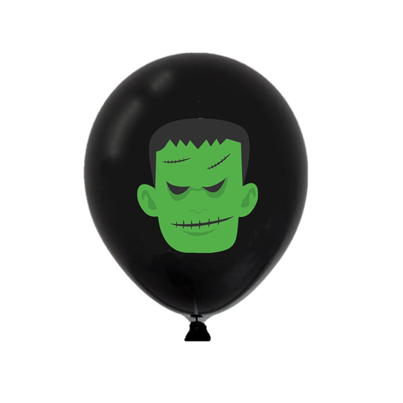 Halloween Party Balloons with Spooky Printed Designs and Latex Construction for Decoration - Image 10