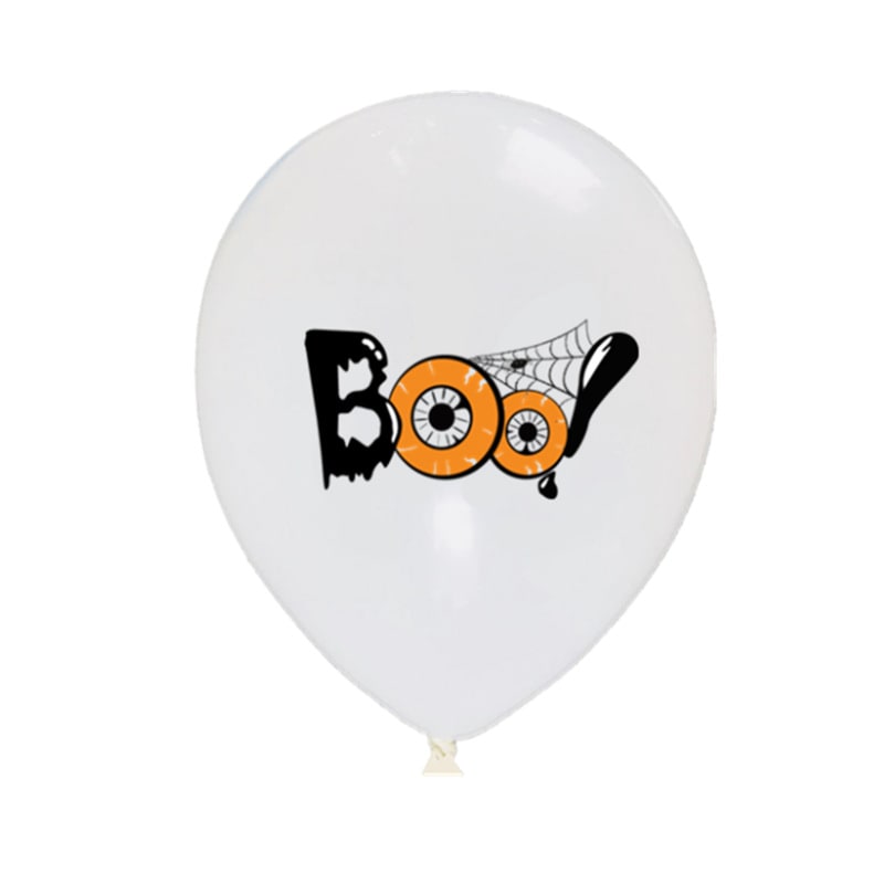 Halloween Party Balloons with Spooky Printed Designs and Latex Construction for Decoration - Image 11