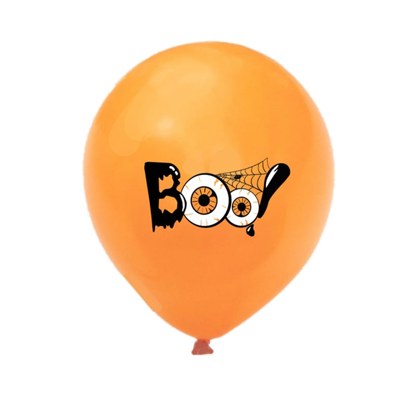 Halloween Party Balloons with Spooky Printed Designs and Latex Construction for Decoration - Image 13