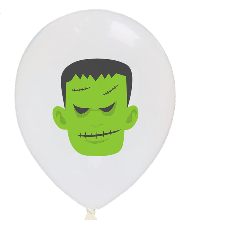 Halloween Party Balloons with Spooky Printed Designs and Latex Construction for Decoration - Image 4
