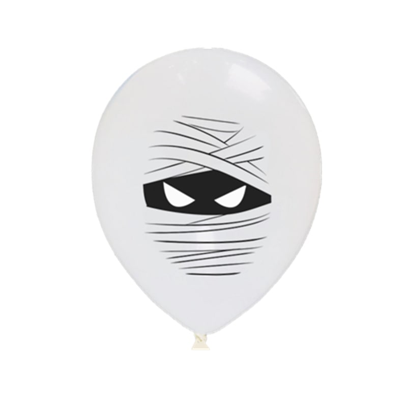 Halloween Party Balloons with Spooky Printed Designs and Latex Construction for Decoration - Image 5