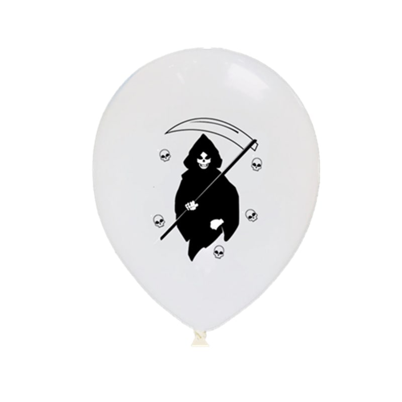 Halloween Party Balloons with Spooky Printed Designs and Latex Construction for Decoration - Image 6
