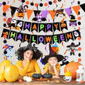 Halloween Party Decorations Banner Kit with Hanging Swirls and Outdoor Wall Decor - Image 1