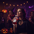 Halloween Party Supplies Blood Bag Drink Pouches with Syringe for Decorations and Favors - Image 1