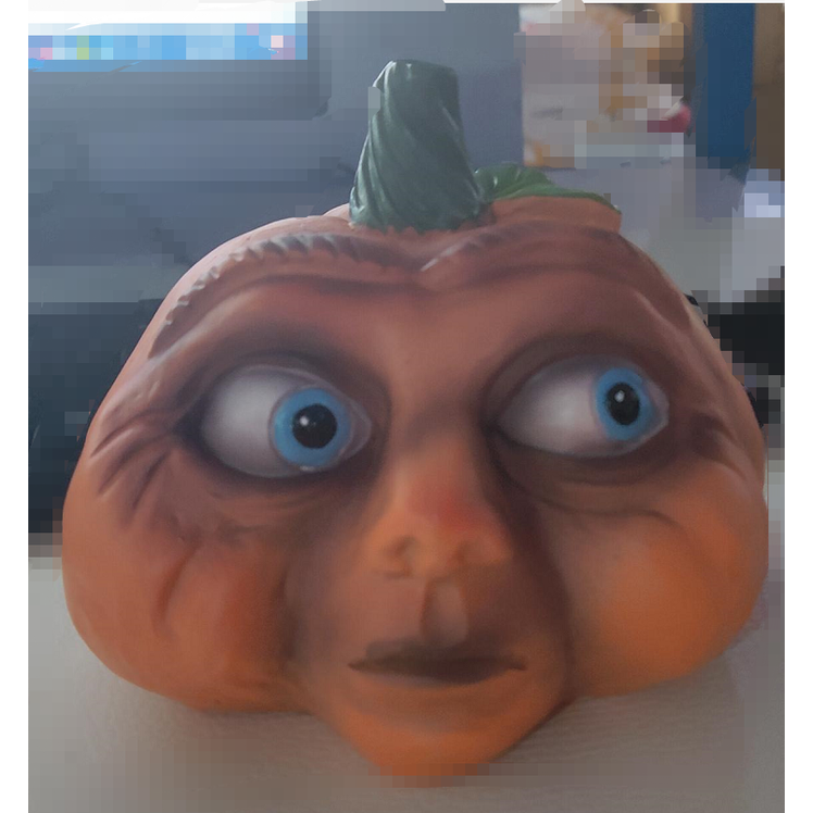 Halloween Pumpkin Decorations and Carving Props with Expressive Faces for Front Door Decor - Image 1