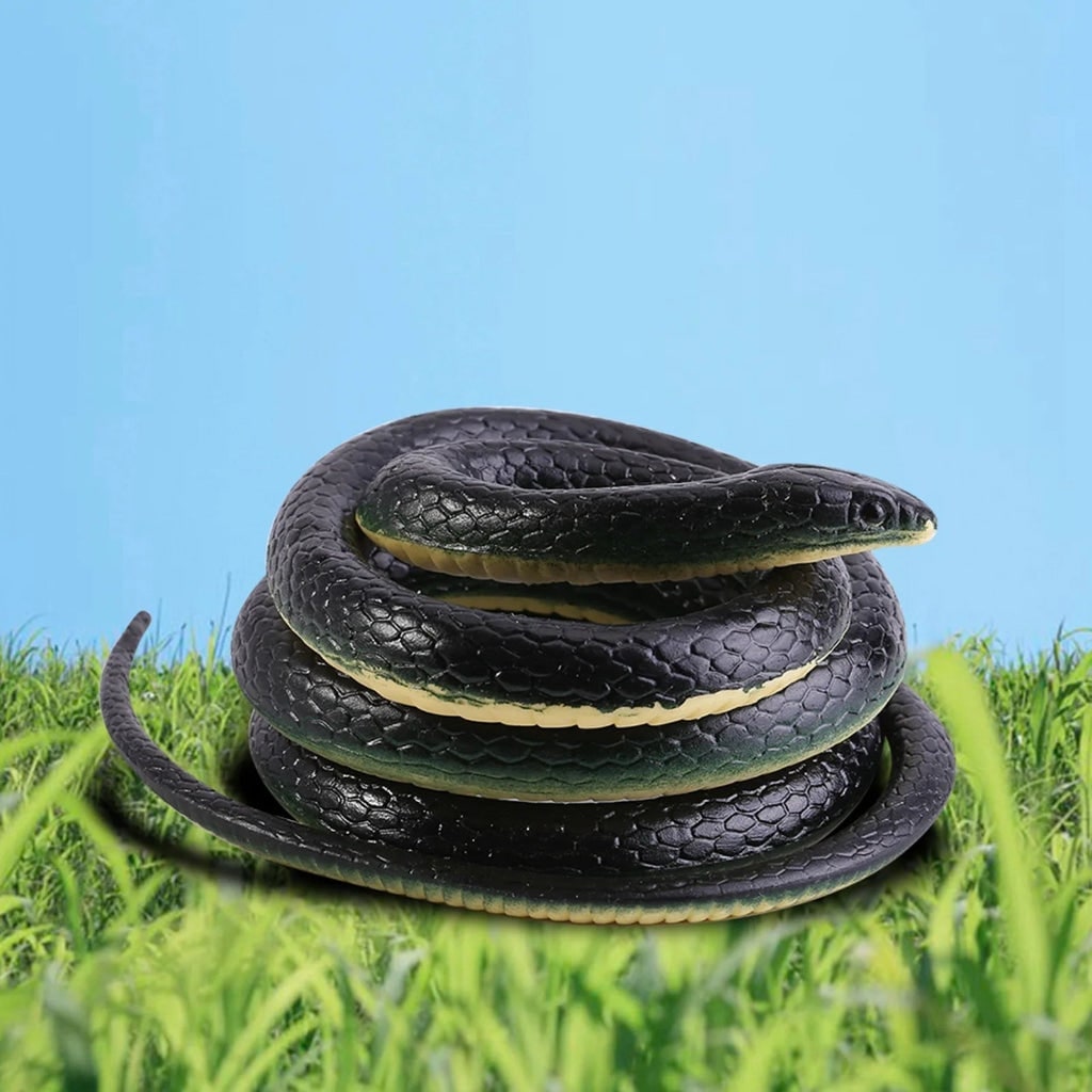 Halloween Realistic Rubber Snake Toy with Flexible Design for Water and Outdoor Decoration Prop - Image 4