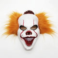 Halloween Scary Creepy Clown Costume Mask with Sinister Grin for Party and Haunted House - Image 1