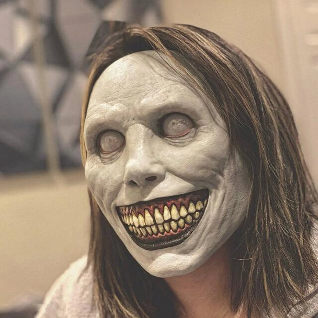 Halloween Scary Creepy Demon Mask with Sharp Teeth for Party and Cosplay Clown - Image 2