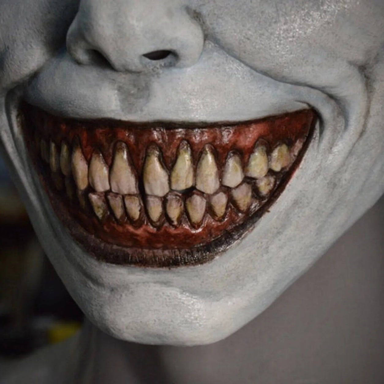 Halloween Scary Creepy Demon Mask with Sharp Teeth for Party and Cosplay Clown - Image 3