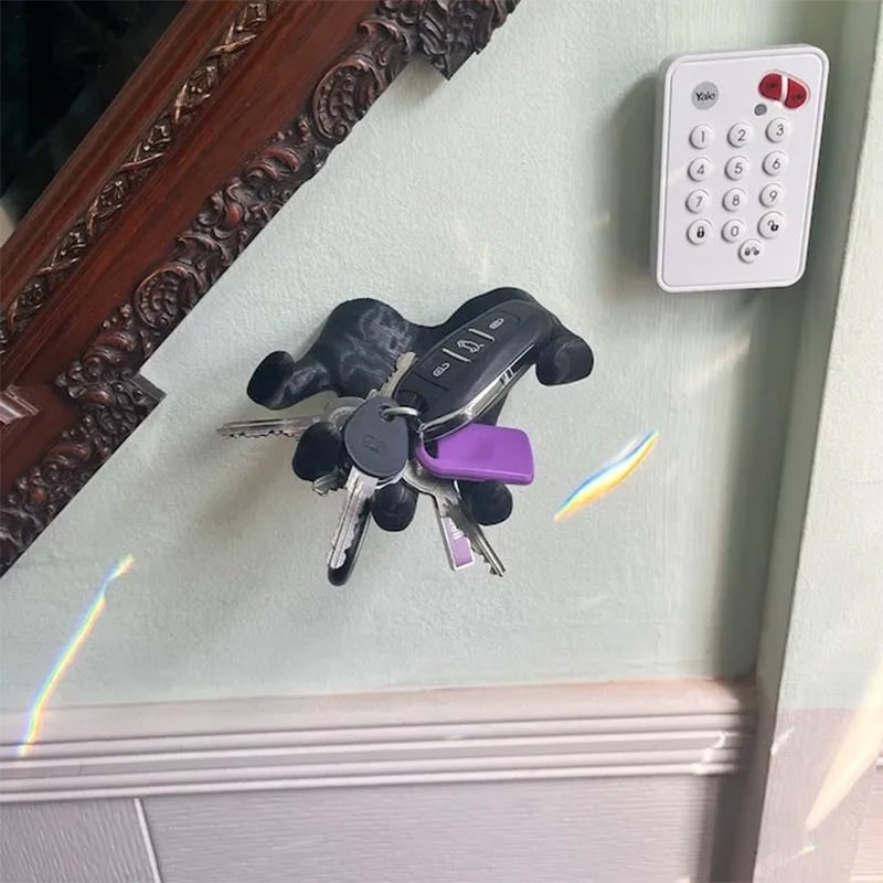 Halloween Scary Hand Wall Hook for Coats and Jackets with Key Holder Chain - Image 3