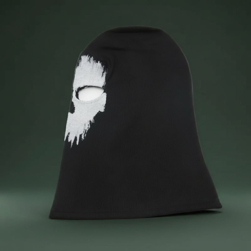 Halloween Skull Balaclava Ski Mask with Full Face Coverage Knit Cold Weather Motorcycle - Image 5