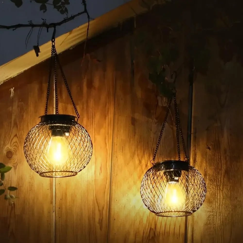 Halloween Solar Hanging Lantern with Outdoor Decorative LED Light for Patio - Image 1