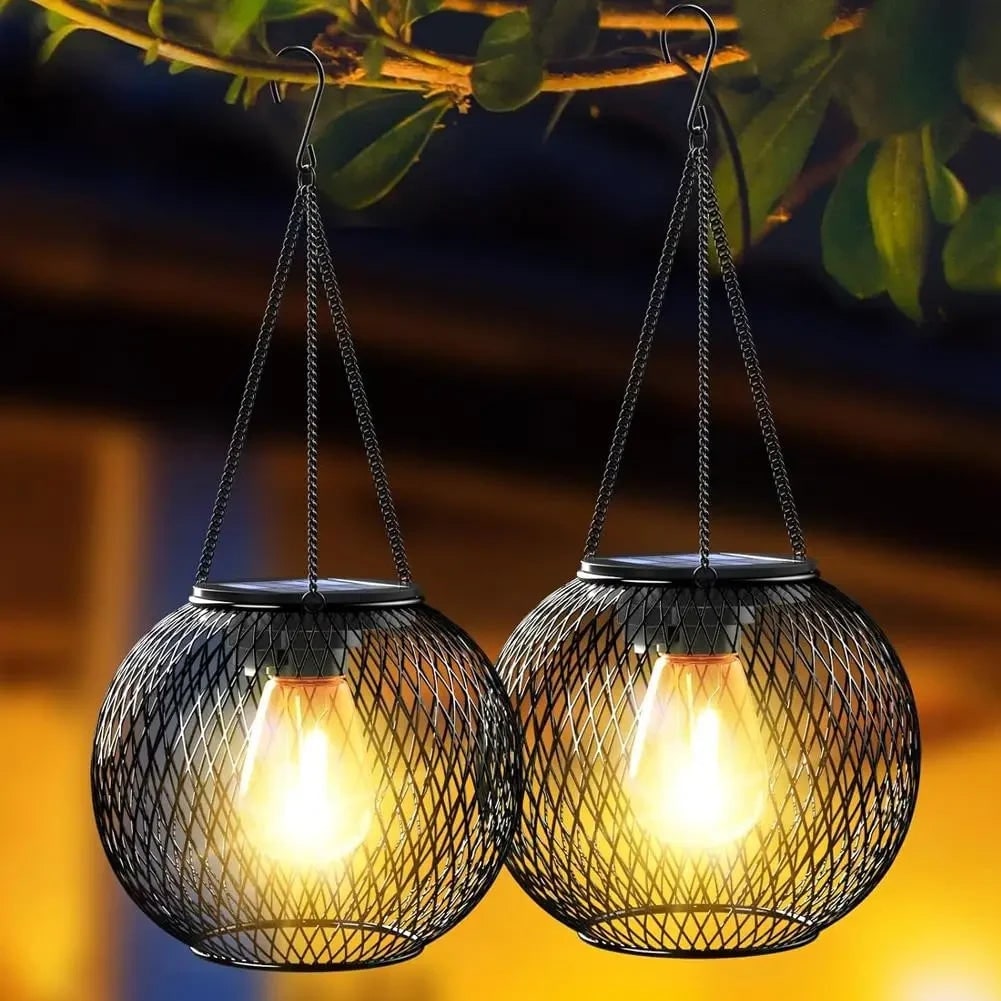 Halloween Solar Hanging Lantern with Outdoor Decorative LED Light for Patio - Image 2