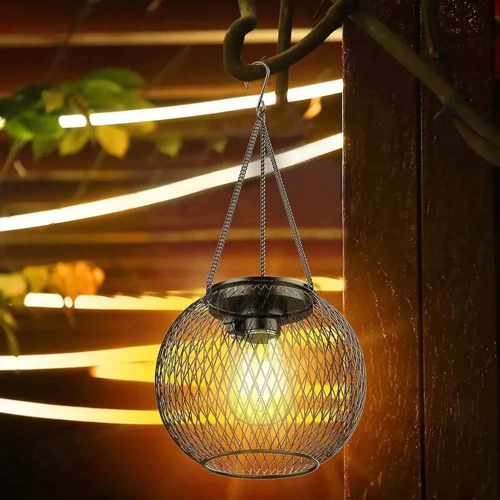 Halloween Solar Hanging Lantern with Outdoor Decorative LED Light for Patio - Image 3