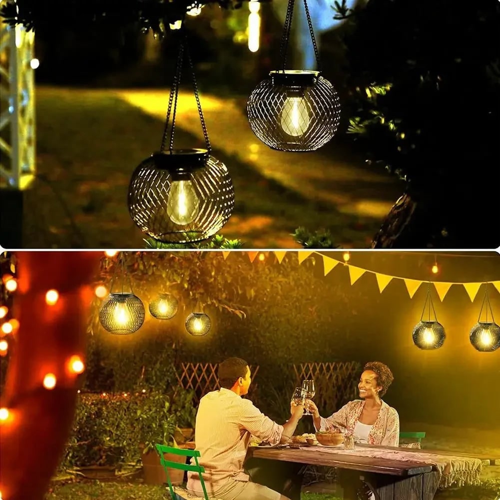 Halloween Solar Hanging Lantern with Outdoor Decorative LED Light for Patio - Image 4