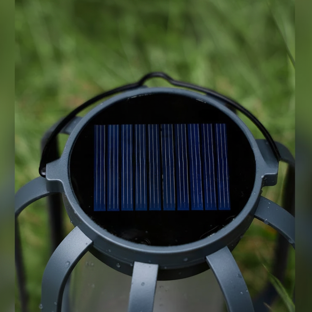 Halloween Solar Outdoor Lantern with Flickering Flame Effect for Yard Decoration - Image 3
