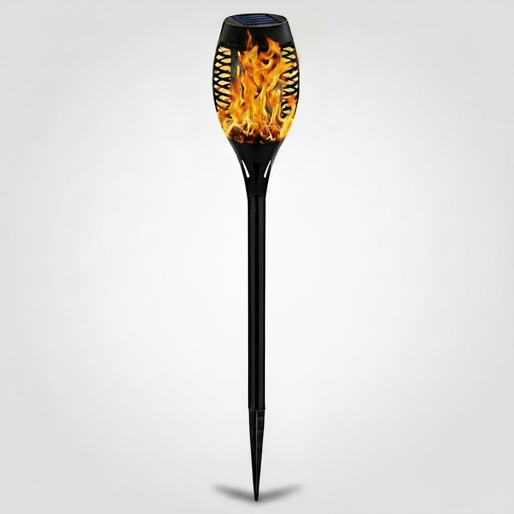 Halloween Solar Powered Outdoor Torch Lights with Flickering Flame Effect for Yard Decoration - Image 1